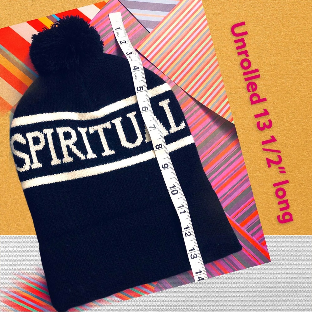 NWOT Spiritual Gangster winter knit logo beanie - Picture 7 of 15